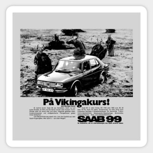 SAAB 99 - advert Sticker